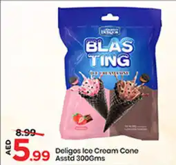 Mark & Save Deligos Ice Cream Cone Asstd offer