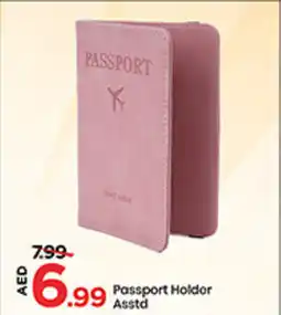 Mark & Save Passport Holder Asstd offer