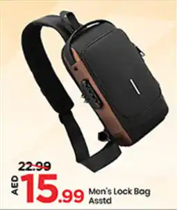 Mark & Save Men's Lock Bag Asstd offer