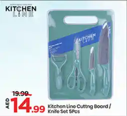 Mark & Save Kitchen Line Cutting Board / Knife Set offer
