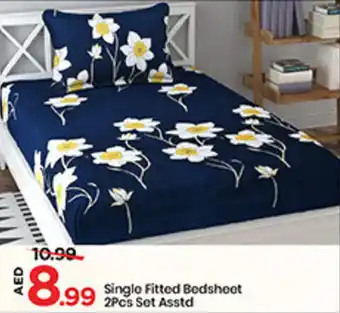 Mark & Save Single Fitted Bedsheet offer