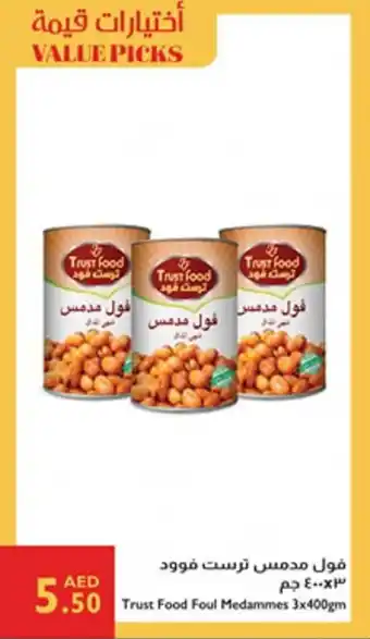 Istanbul Supermarket Trust Food Foul Medammes offer
