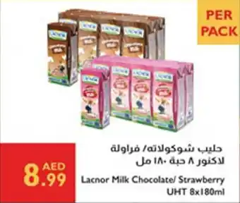 Istanbul Supermarket Lacnor Milk Chocolate / Strawberry UHT offer