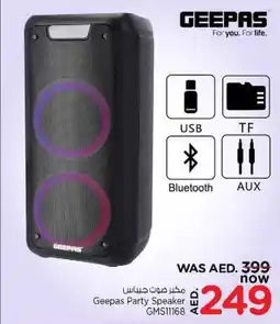 Nesto Geepas Party Speaker GMS11168 offer
