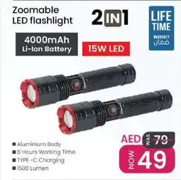 Nesto Zoomable LED flashlight offer
