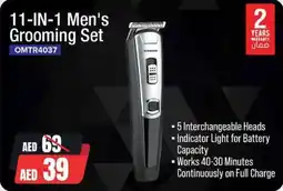 Nesto 11 IN 1 Men's Grooming Set OMTR4037 offer