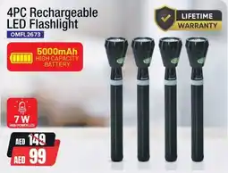 Nesto Rechargeable LED Flashlight OMFL2673 offer