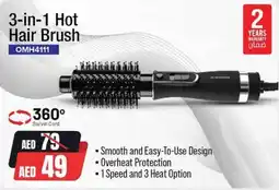 Nesto 3-in-1 Hot Hair Brush OMH4111 offer