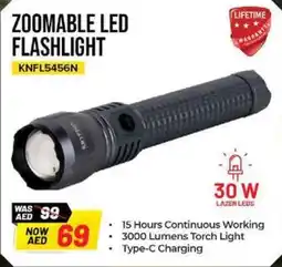 Nesto Zoomable led flashlight KNFL5456N offer