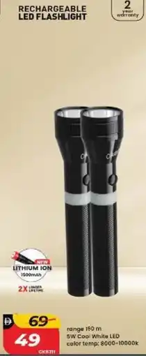 Nesto Rechargeable LED flashlight CK8711 offer