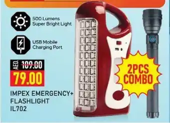Nesto Impex emergency+ flashlight IL702 offer