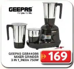 Grand Hyper Market GEEPAS Mixer / Grinder offer