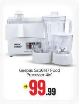 Bigmart GEEPAS Food Processor offer
