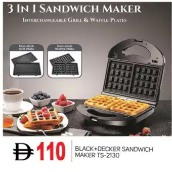 Talal Market BLACK+DECKER Sandwich Maker offer