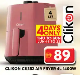 Grand Hyper Market CLIKON Air Fryer offer
