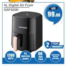 Grand Hyper Market SONASHI Air Fryer offer