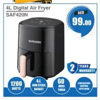 Grand Hyper Market SONASHI Air Fryer offer