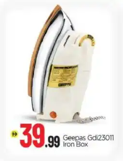 Bigmart GEEPAS Ironbox offer