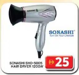 Grand Hyper Market SONASHI Hair Appliances offer
