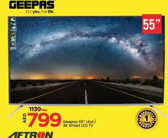 Mark & Save GEEPAS Smart TV offer