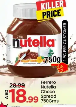 Mark & Save NUTELLA Chocolate Spread offer