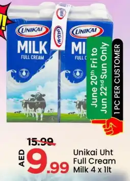 Mark & Save UNIKAI Long Life / UHT Milk offer