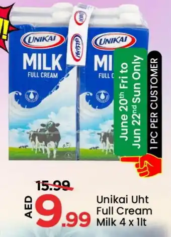 Mark & Save UNIKAI Long Life / UHT Milk offer
