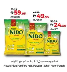 Lulu Hypermarket NIDO Milk Powder offer