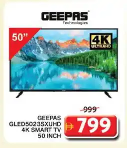 Grand Hyper Market GEEPAS Smart TV offer