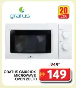 Grand Hyper Market GRATUS Microwave Oven offer