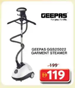 Grand Hyper Market GEEPAS Garment Steamer offer