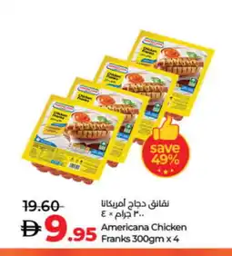 Lulu Hypermarket AMERICANA Chicken Franks offer
