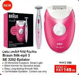 Nesto Braun Silk-épil 3 SE 3202 Epilator offer