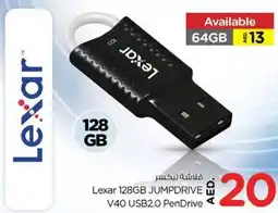 Nesto Lexar 128GB JUMPDRIVE V40 USB2.0 PenDrive offer