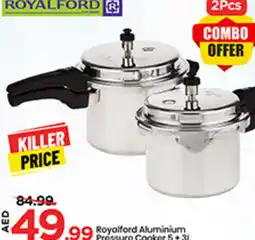 Mark & Save Royalford Aluminium pressure cooker offer