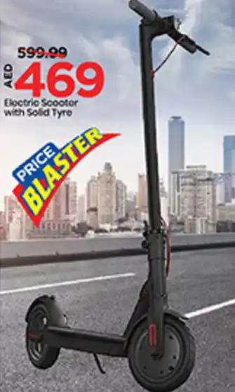 Mark & Save Electric Scooter with Solid Tyre offer