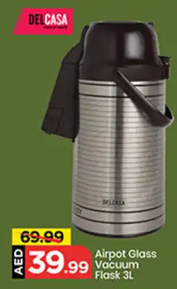 Mark & Save Delcasa airpot glass vacuum flask 3l offer