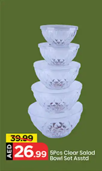 Mark & Save Clear Salad Bowl Set offer