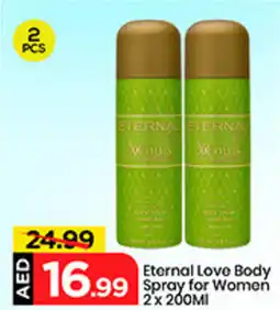 Mark & Save Eternal love body spray for women offer