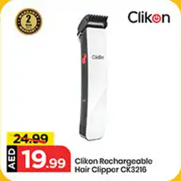 Mark & Save Clikon Rechargeable Hair Clipper CK3216 offer