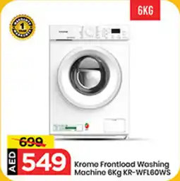 Mark & Save Krome frontload washing machine KR -WFL6OWS offer