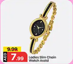 Mark & Save Ladies slim chain watch offer