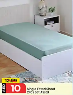 Mark & Save Single Fitted Sheet Set Asstd offer