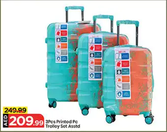 Mark & Save Printed Pc Trolley Set Asstd offer