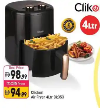 Shaklan CLIKON Air Fryer offer