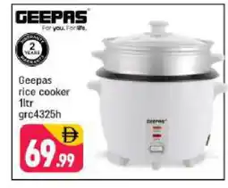Shaklan GEEPAS Rice Cooker offer