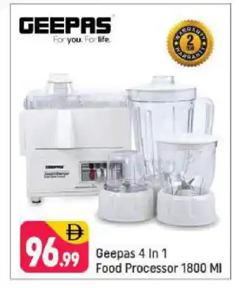 Shaklan GEEPAS Food Processor offer