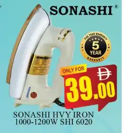Al Madina SONASHI Ironbox offer