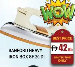 Al Madina SANFORD Ironbox offer