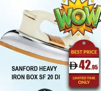 Al Madina SANFORD Ironbox offer